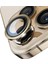 Apple iPhone 13 Pro Max Mercek Lens Kamera Koruyucu Gold 5