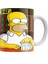 The Simpsons Baskılı %100 Porselen Kupa 1