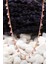 Sıra Taş ve Pullu Rose Gümüş Choker Kolye 09 1