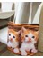 Kedi Baskılı Kumaş Heybe Çanta 1