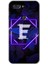 General Mobile Gm 9 Pro Kılıf Hd Desen Baskılı Arka Kapak - Dark Neon Yaprak E Harfi 1