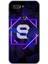 General Mobile Gm 9 Pro Kılıf Hd Desen Baskılı Arka Kapak - Dark Neon Yaprak S Harfi 1
