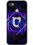 General Mobile Gm 8 Go Kılıf Hd Desen Baskılı Arka Kapak - Dark Neon Yaprak Ü Harfi 1