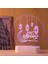 Müslüman Ramazan 3D Illusion LED Uyku Lambası Pil Iıd Mübarek Renkli Masa Gece Lambası Islam Dekorasyon | Masa Lambaları (Yurt Dışından) 4