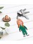Kişiye Özel Squid Game Kadın Karikatürlü Ahşap Anahtarlık-2 1