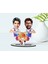 Kişiye Özel Basketbolcu Kankalar Karikatürlü Ahşap Biblo Model-1 1
