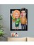 Kişiye Özel Sevgililer Karikatürlü 3D Ahşap TABLO-110 1