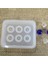 10ADET - Reçine Epoksi Silikon Boncuk Kalıbı -12MM- 161 4