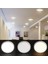24W Yuvarlak Sıva Üstü LED Panel 6500K Beyaz 5