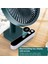 F702 Otomatik Sallanan LED Ekranlı Fan - Yeşil (Yurt Dışından) 3