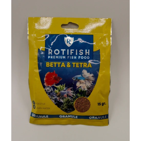 Rotifish Rotipet Betta & Tetra Zarf Yem 15 gr