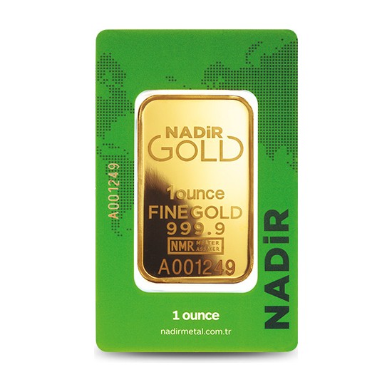 Nadir Gold 1 Ons  Külçe Altın 999.9