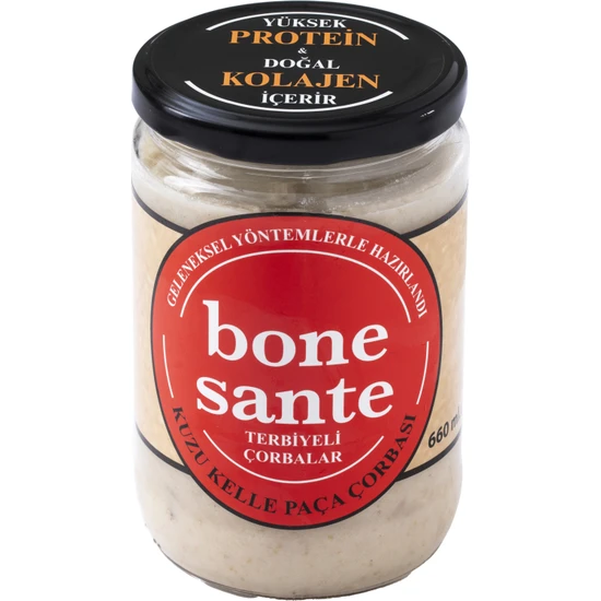 Bone Sante Kuzu Kelle Paça Çorbası Terbiyeli 660 ml