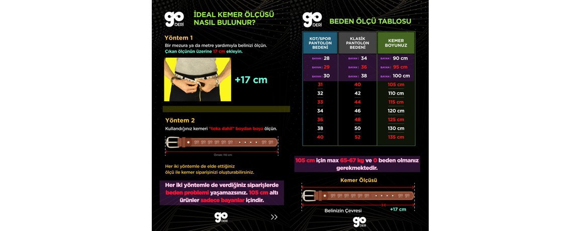 GoDeri Tek Parça Deri 4.5 cm Lacivert Kot, Spor Kemer görsel 5