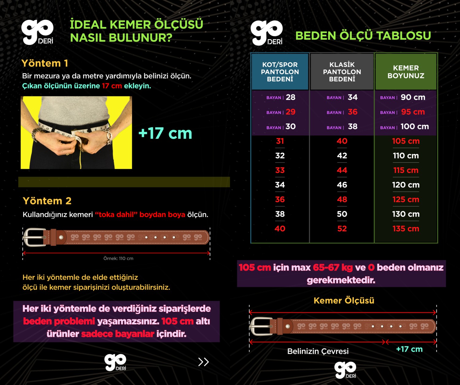 GoDeri Kaliteli Deri Siyah Klasik Kumaş Pantolon Kemeri 3.5 cm görsel 5
