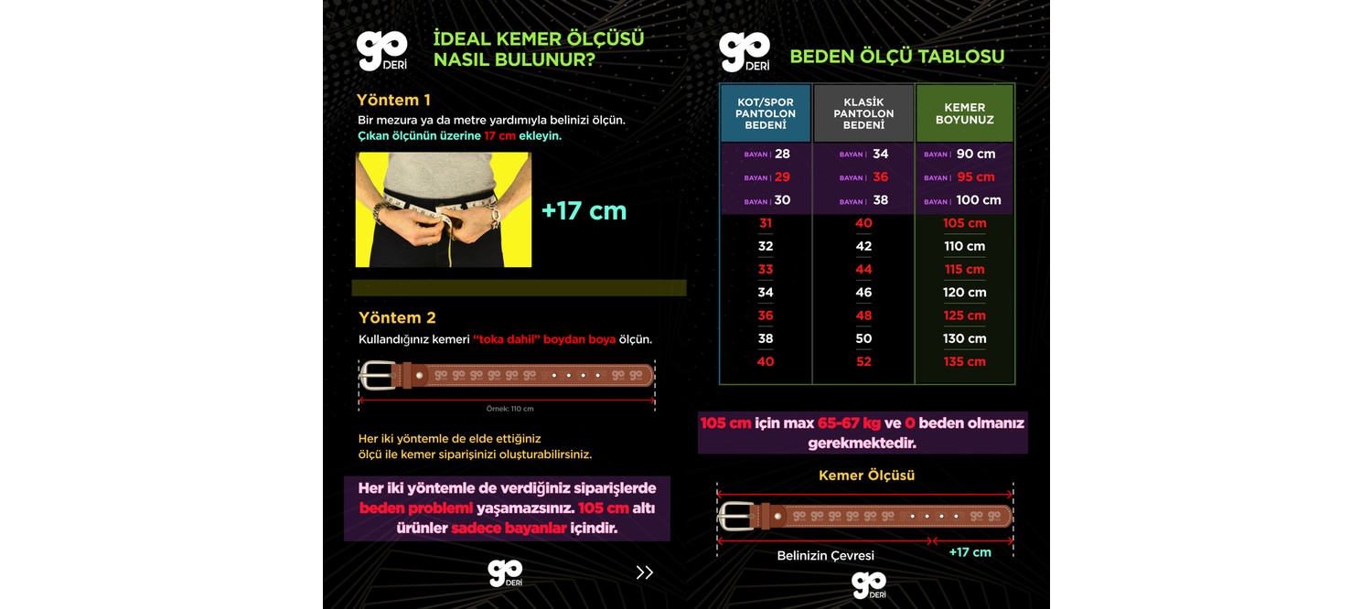 GoDeri Deri 4.5 cm Geniş Dilli Tosado Kot, Spor Kemer görsel 6