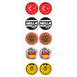 Ncr Etiket Plaka Pul Seti 10'lu Set Damla Etiket