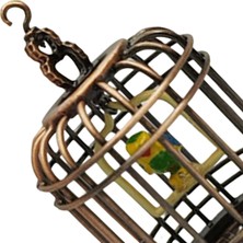 Belovee Minyatür Birdcage Kuş Asılı Kanca Modeli Için 1:12 Dollhouse Sahne Bronz (Yurt Dışından)