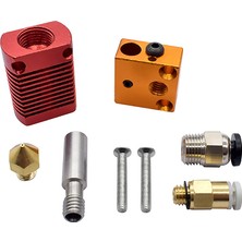 Sunflowerr 3D Tam Metal J-Kafa CR10 Hotend Extruder Kiti Ender-3 Için Hot End Kiti CR10 10S Bowden Extruder 24V 40W 3D Yazıcı Parçaları (Yurt Dışından)