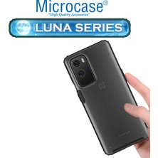 Microcase Oneplus 9 Pro Luna Serisi Köşe Korumalı Sert Rubber Kılıf - Siyah