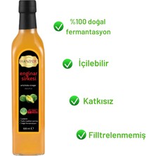 Hanzade Bitkisel İçilebilir Katkısız Cam Şişe Enginar Sirkesi 500 ml