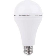 K2 9W Şarjlı LED Ampul Beyaz 6500K