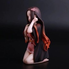 Anime Figure Demon Slayer Figure Diz Çökmüş Sürüm Nezuko Kamado Pvc Şekil Oyuncak | Aksiyon Figürleri