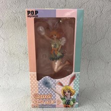 25 cm Japonya Anime Tek Parça Havuç Kyarotto Moon Aslan Aksiyon Figürleri Vizonlar Ailesi Hasır Şapka Korsanlar Kinemon Pvc Eylem Modeli | Aksiyon Figürleri