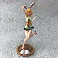 25 cm Japonya Anime Tek Parça Havuç Kyarotto Moon Aslan Aksiyon Figürleri Vizonlar Ailesi Hasır Şapka Korsanlar Kinemon Pvc Eylem Modeli | Aksiyon Figürleri