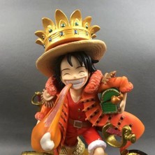 Tek Parça Denizcilik Hasır Şapka Korsan Kaptan Hazine Luffy El Yapımı 18 cm Model Anime Karakter Çocuk Oyuncak Noel Hediyesi | Aksiyon Figürleri