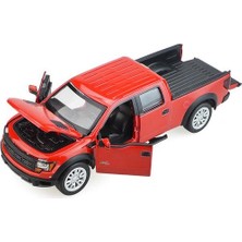 1:32 Ölçekli Diecast Alaşımlı Metal Lisanslı Koleksiyon Kamyon Pikap Araba Modeli Ford F 150 Raptor Sound  Hafif Oyuncaklar Araç | Diecasts oyuncak Araçlar