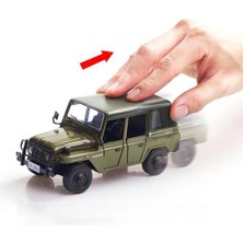 1:32 Klasik Simülasyon Askeri Araç Off Road Araç Modeli Süsler Alaşım Araba Müzik Ses ve Işık Çocuk Oyuncakları | Diecasts oyuncak Araçlar