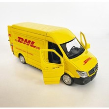 1/36 Alaşımlı Ölçekli Simülasyon Dhl Kamyon Metal Diecast Geri Çekin Oyuncak Araç Koleksiyonu Van Model Araba Çocuklar Için | Diecasts oyuncak Araçlar(Yurt Dışından)