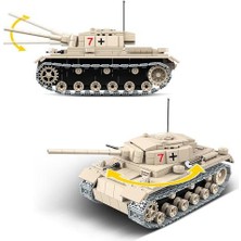 Xhltd Dünya Savaşı 2 Alman Panzerkampfwagen Iıı Ağır Tank Askeri Ww2 Minifigs Askerler Silahlar Yapı Taşları Çocuklar Için Oyuncaklar | Bloklar (Yurt Dışından)