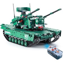 Teknik Modern Askeri Radyo Uzaktan Kumanda Abrams Ana Savaş Tankı Bloğu 2in1 Panter Modeli Tuğla Rc Oyuncaklar Koleksiyonu | Teknik / Elektronik Bloklar