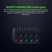 Mini Kablolu Fare 61G Hafif 8500DPI PAW3359 Optik Sensör Chroma Rgb Oyun Mouse Fareler Speedflex Kablosu | Fareler