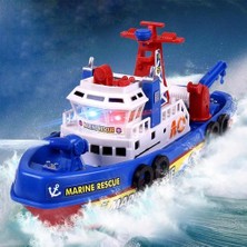 Yangın Teknesi Modeli Elektronik Su Oyuncak Tekne Su Pompası ile Su Sprey Uyarı Işık Yanıp Ses Çocuklar Için Eğlenceli Oyuncaklar Hediye | Oyuncak Tekne | Yangın Boatmodel Oyuncak Tekneler