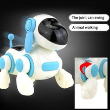 Elektronik Oyuncaklar Ses Işık Yürüyüş Robot Köpek Robot Oyuncak Eğitici Oyuncaklar Çocuklar Için Müzikal Elektronik Pet Köpek | Elektronik Evcil Hayvanlar