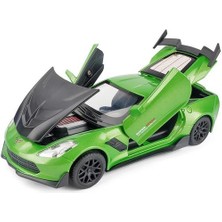 Diecast 1:32 Corvette Supercar Model Araba Metal Alaşım Araba Simülasyonu Araçlar Araçlar Araçlar Oyuncaklar Çocuklar Için Çocuklar Için Hediyeler | Diecasts oyuncak Araçlar