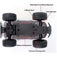 2WD 1/14 60 Km / S Yüksek Hızlı Elektrikli Uzaktan Kumanda Araba Kamyon Off Road Araç Buggs Rc Yarış Araba Elektronik Oyuncak | Rc Arabalar (Mavi)