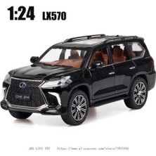 1:24 Oyuncak Araba Mükemmel Kalite LX570 Suv Metal Araba Oyuncak Alaşımlı Araba Diecasts oyuncak Araçlar Araba Modeli Oyuncaklar Çocuklar Için | Diecasts oyuncak Araçlar