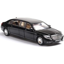 1:32 Oyuncak Araba Maybach S650 Genişletilmiş Baskı Metal Oyuncak Alaşımlı Araba Diecasts oyuncak Araçlar Araba Modeli Işık Ses Oyuncaklar Çocuklar Için | Diecasts oyuncak Araçlar