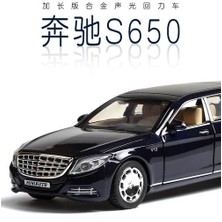 1:32 Oyuncak Araba Maybach S650 Genişletilmiş Baskı Metal Oyuncak Alaşımlı Araba Diecasts oyuncak Araçlar Araba Modeli Işık Ses Oyuncaklar Çocuklar Için | Diecasts oyuncak Araçlar