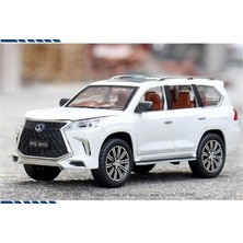 1:24 Oyuncak Araba Mükemmel Kalite LX570 Suv Metal Araba Oyuncak Alaşımlı Araba Diecasts oyuncak Araçlar Araba Modeli Oyuncaklar Çocuklar Için | Diecasts oyuncak Araçlar