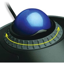 Trackball Fare Kaydırma Halkası ile Optik USB Pc Veya Dizüstü Bilgisayar Için Perakende Ambalaj ile K72337 | Fareler