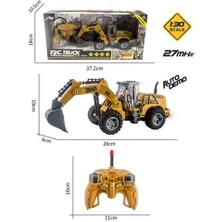 1:30 4ch / 5ch Rc Mühendislik Kamyon Ekskavatör Buldozer Simülasyon Modeli Araba Boy Oyuncak Kablosuz Uzaktan Kumanda | Rc Arabalar