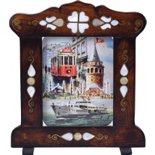 Nusnus Sedef Işlemeli Kartpostallık 24X22 cm No1