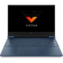 Hp Victus Laptop 16-E1006NT Amd Ryzen 7 6800H 8GB Ram 512GB SSD 4GB Geforce Rtx 3050TI 16.1 Inç FHD 144 Hz Freedos Mavi 68S22EA Taşınabilir Bilgisayar