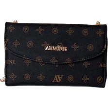 Armine Baskılı Mini Çanta C14 Siyah