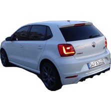 Paşa Tuning Volkswagen Polo 6r 2015-2017 Makyajlı Arka Tampon Eki Difüzör Plastik